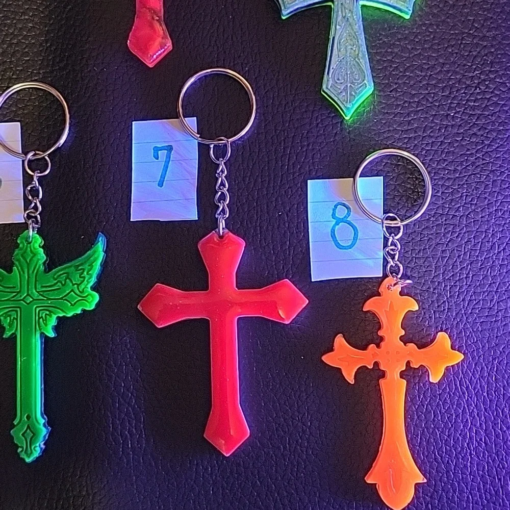 Handmade Cross Keychains - Picture 6 of 7